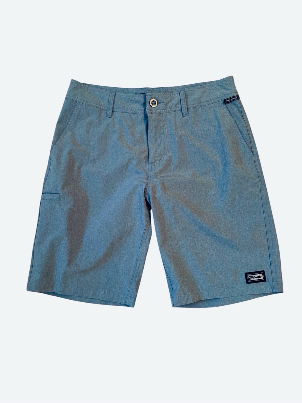 Pelagic Hybrid Shorts Like New Light Blue  Performance Shorts Size 32